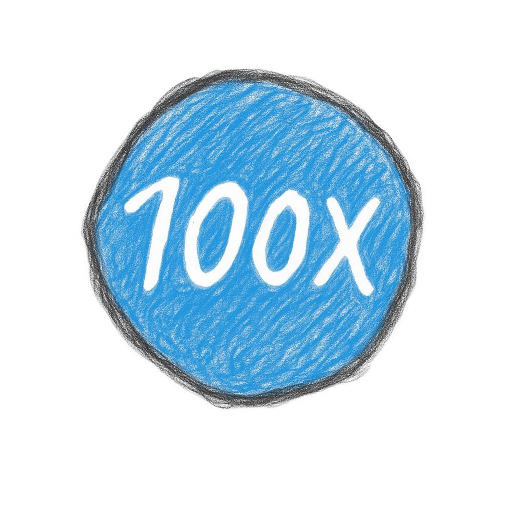 $100x